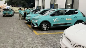 sạc ô tô điện cho xe taxi xanh SM - evcarvietnam.vn