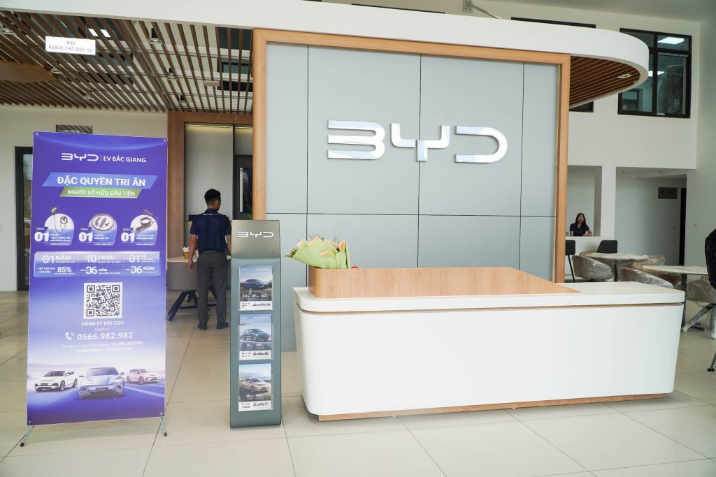 showroom BYD, đại lý BYD tại Bắc Giang, BYD EV Bắc Giang - evcarvietnam.vn