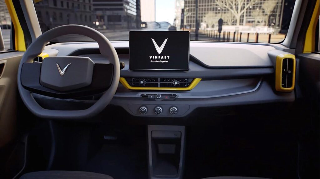 nội thất xe vinfast vf3 - evcarvietnam.vn