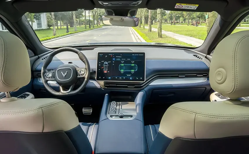 nội thất xe vinfast vf9 - evcarvietnam.vn